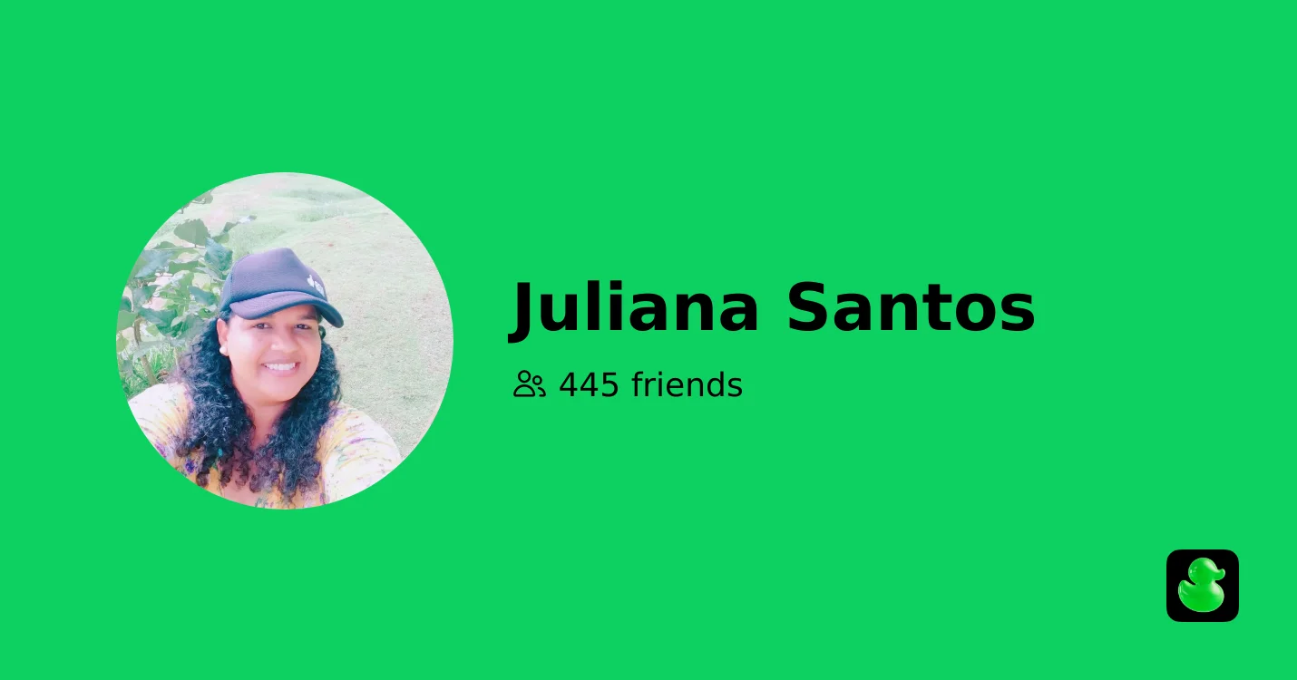 Juliana, 444 amigos no Quack. Bora conhecer eles!